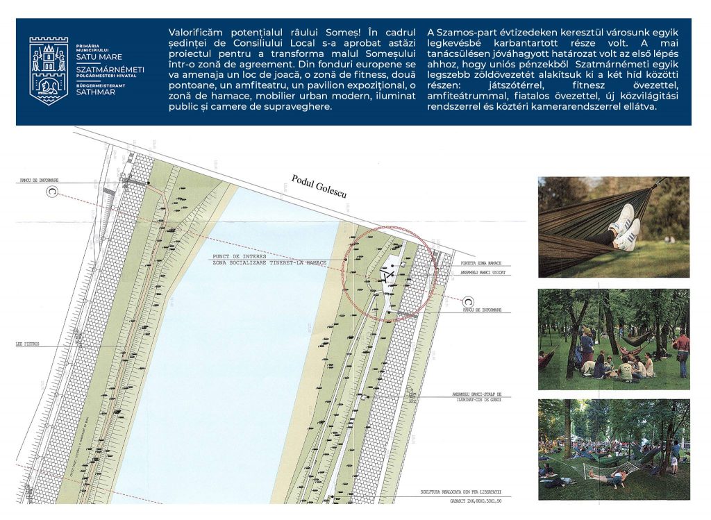 Malurile Someșului, transformate în zonă de promenadă în urma unui proiect de peste 8,5 milioane lei