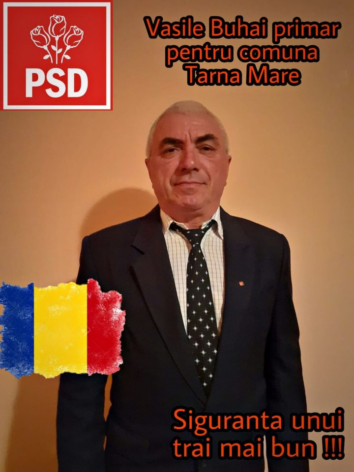 Vasile Buhai, candidatul PSD la Primăria Tarna Mare