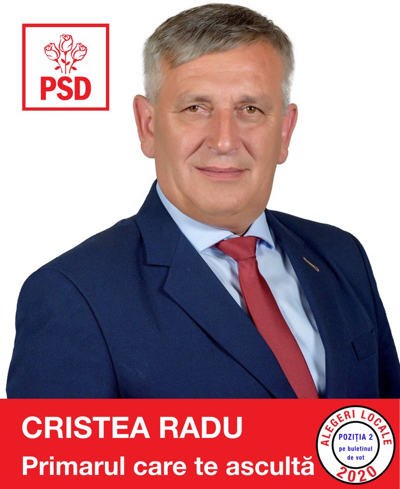 Radu Cristea, candidatul PSD  la Primăria Valea Vinului