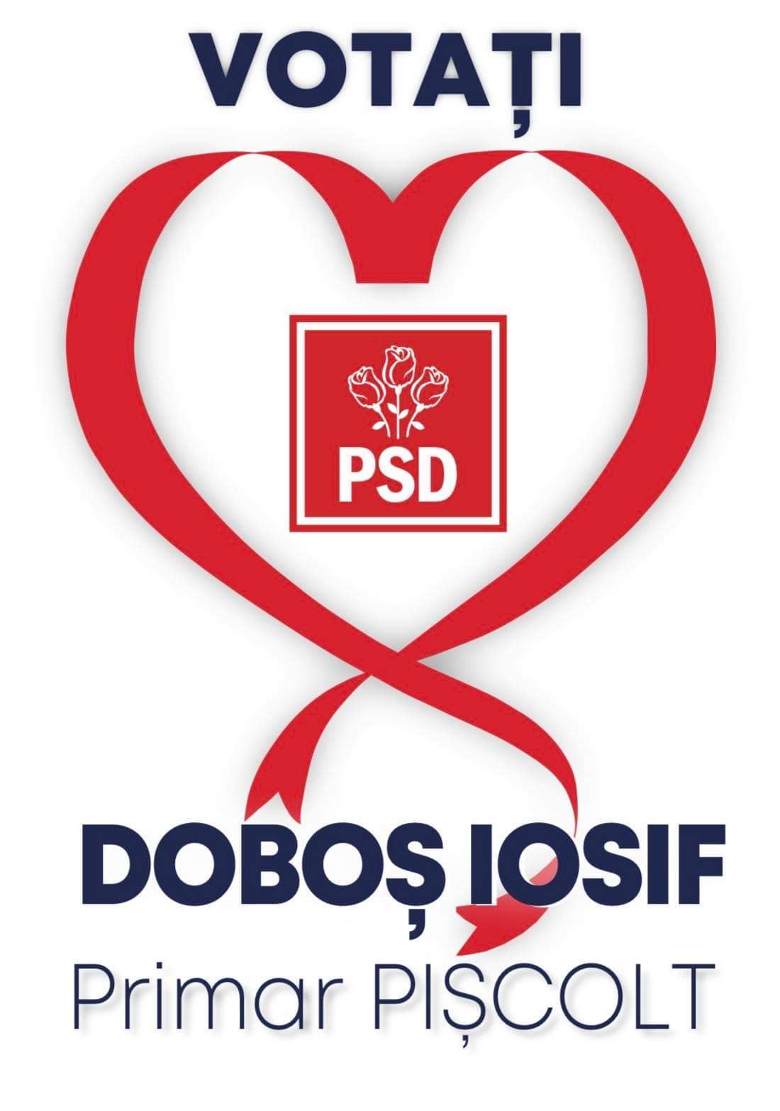 Iosif Doboș, primarul potrivit pentru  comuna Pișcolt