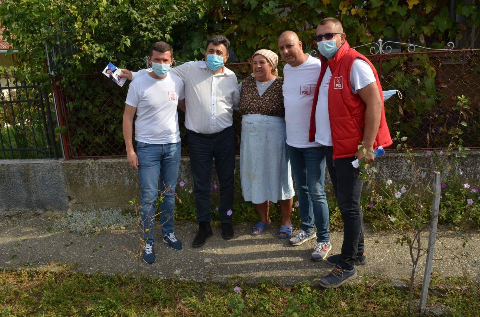 Radu Roca, primit cu căldură în județ