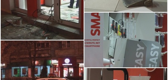 Magazin de telefoane, SPART  azi noapte la Satu Mare
