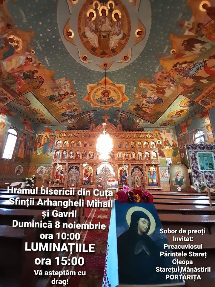 Hramul bisericii din Cuța, comuna Socond