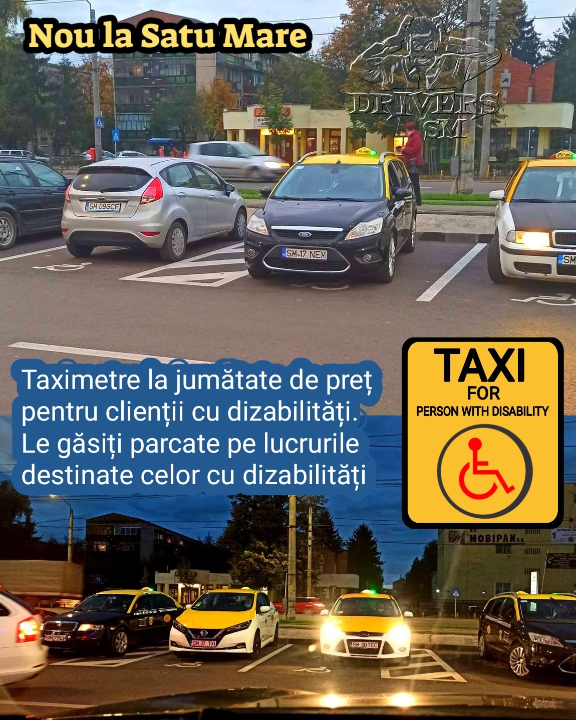 Taxi la jumătate de preț