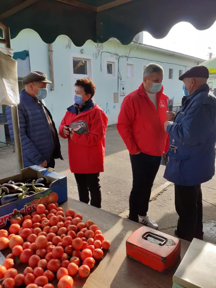 Radu Cristescu s-a aflat luni în campanie electorală la Carei