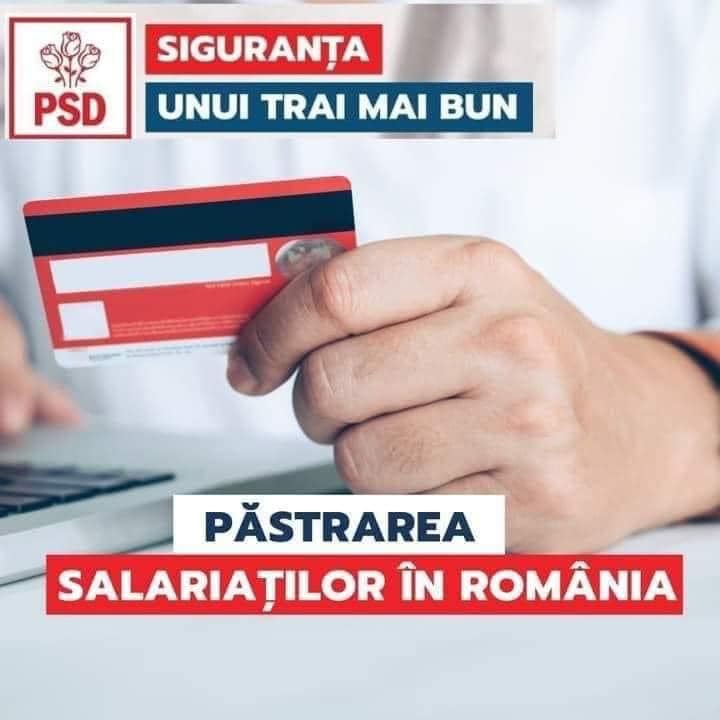 PSD susţine păstrarea salariaţilor în România!