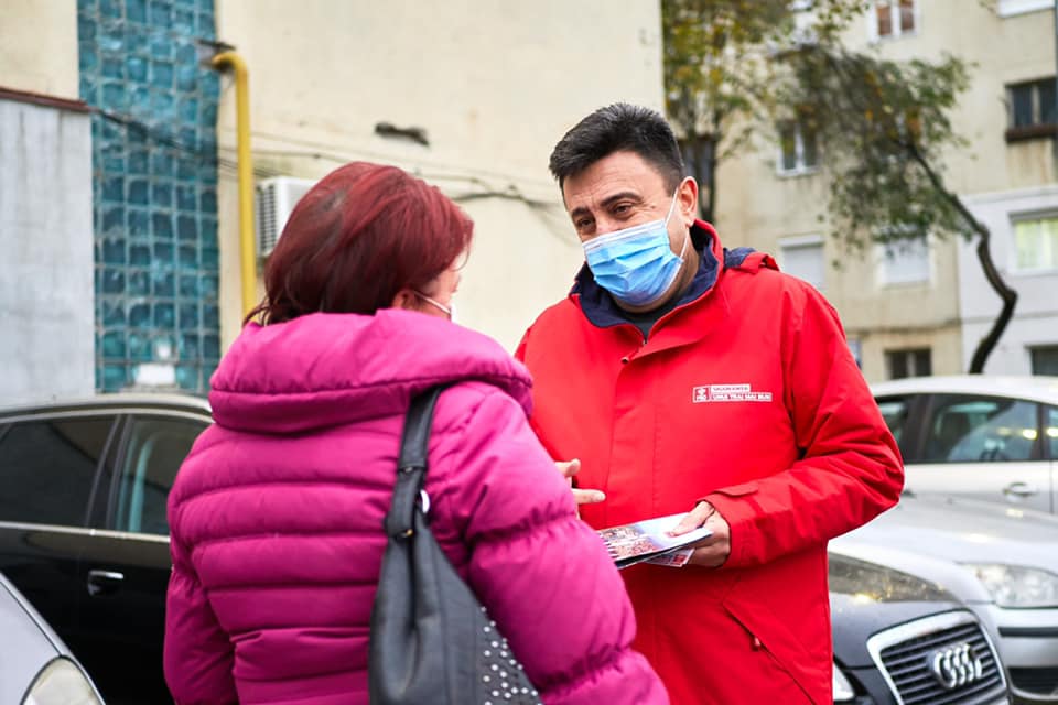 Radu Roca, întâlnire electorală  cu alegătorii din cartierul Soarelui
