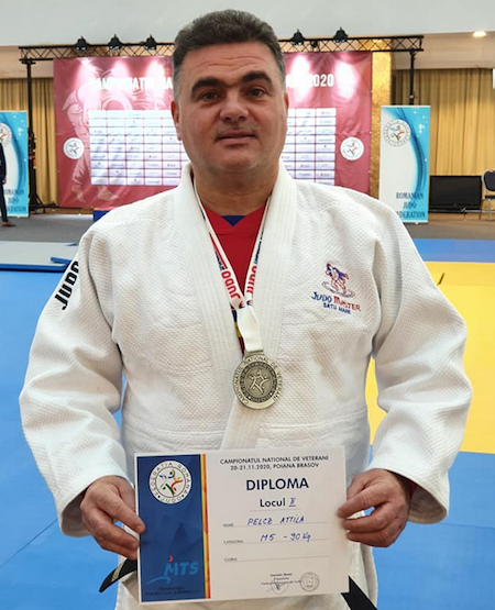 Judo  /  Pelcz Attila, un veteran de aur!