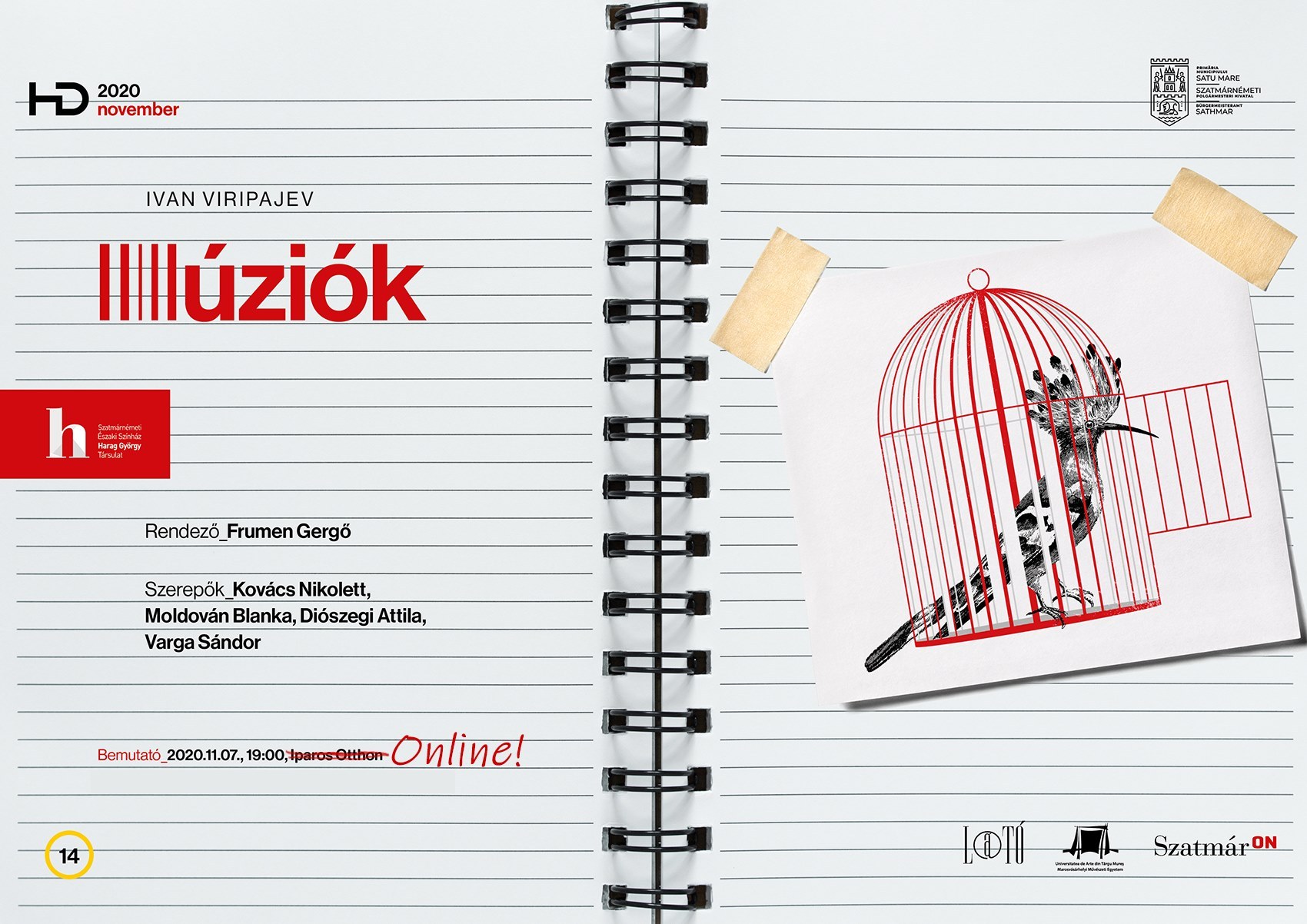 „Iluzii” – O dramă pe lună Online pe Facebook