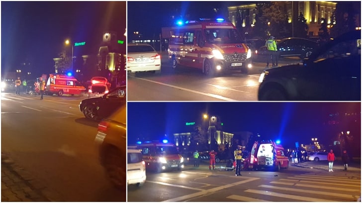 ACCIDENT. Femeie SPULBERATĂ pe trecere. A ajuns la URGENȚE