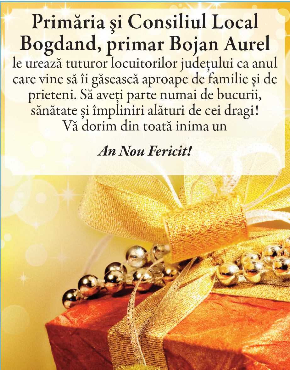 Felicitare de ANUL NOU. Bogdand