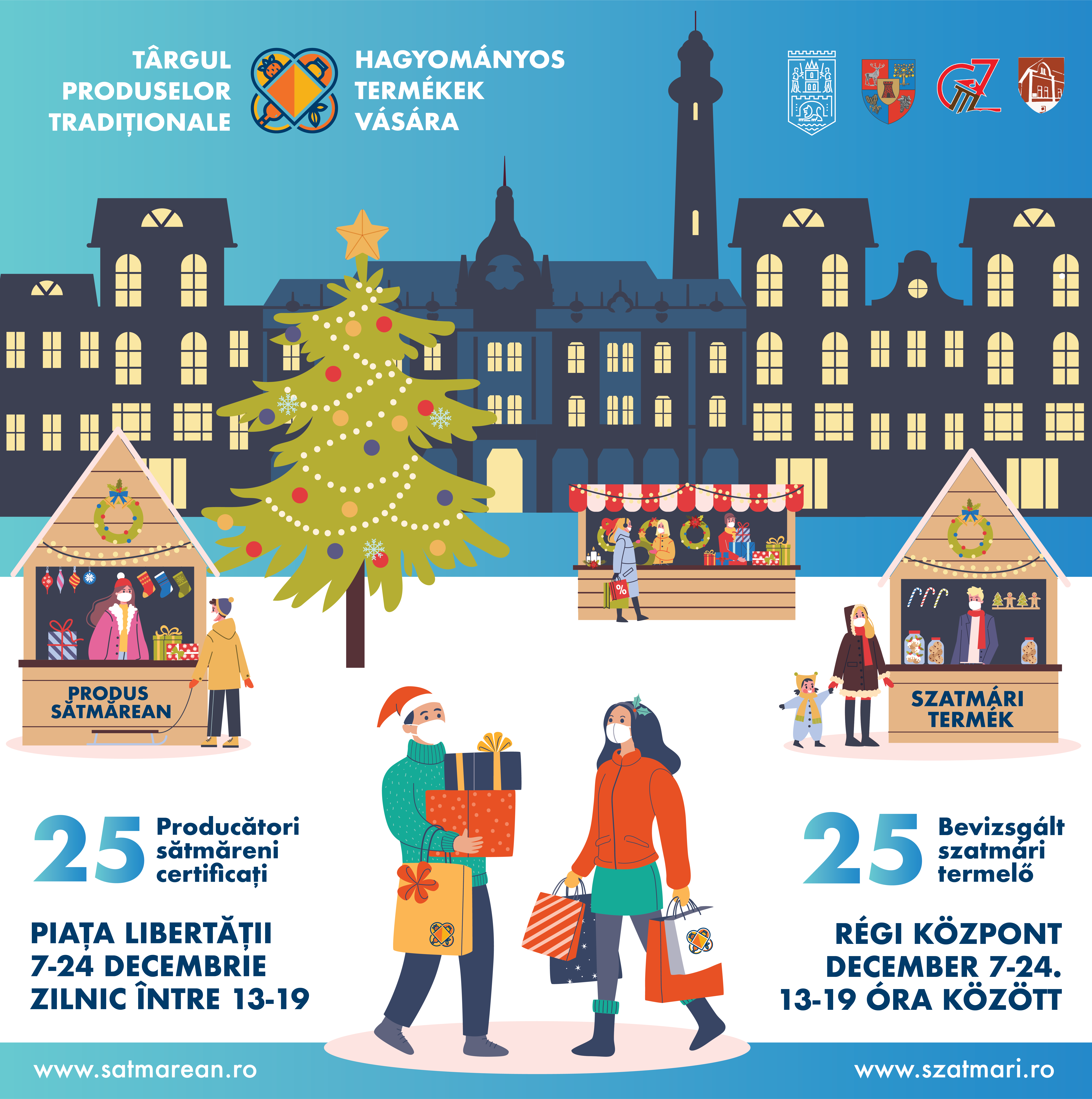 TÂRGUL PRODUSELOR TRADIȚIONALE, ÎN CENTRUL MUNICIPIULUI SATU MARE
