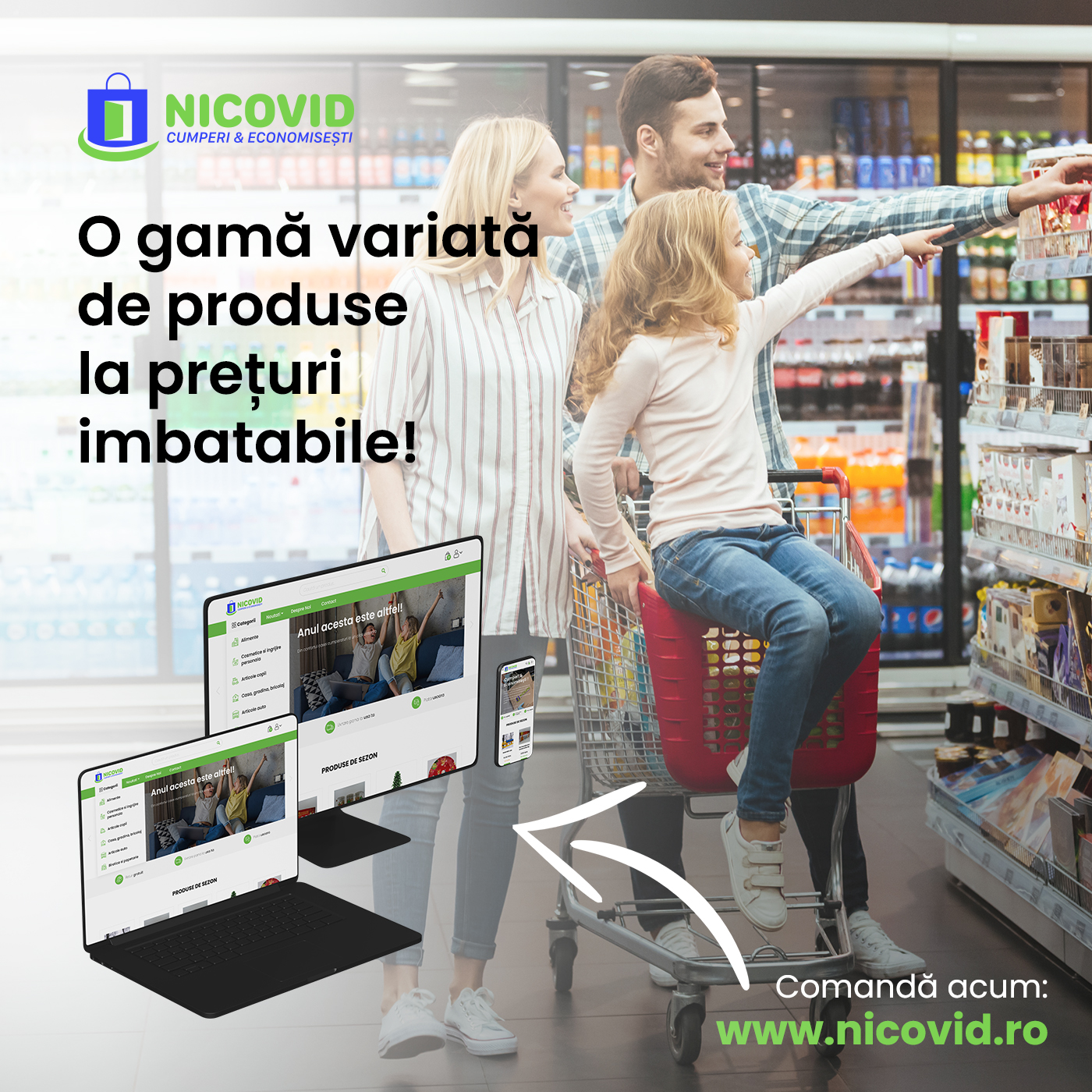 „Cumperi și economisești” cu livrare la domiciliu în jud. Satu Mare