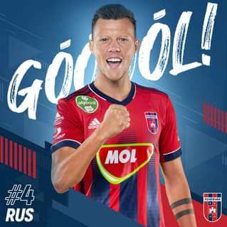 Adi Rus înscrie pentru MOL Fehervar