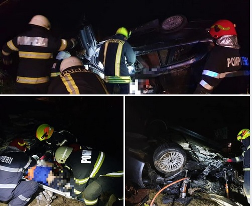 FOTOGALERIE. DRAMĂ pe șosele. ACCIDENT MORTAL în județ