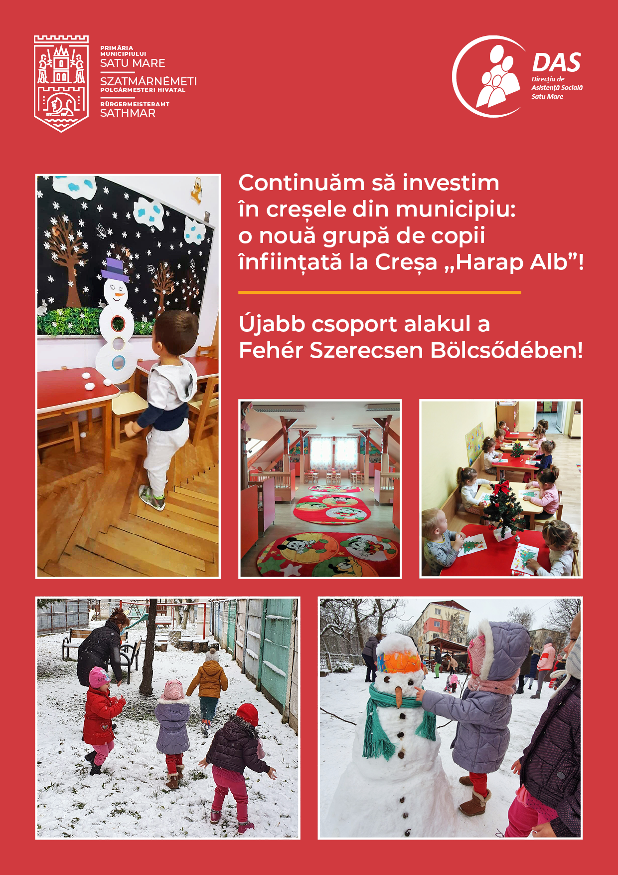 Primăria Satu Mare continuă să investească în creșele din municipiu