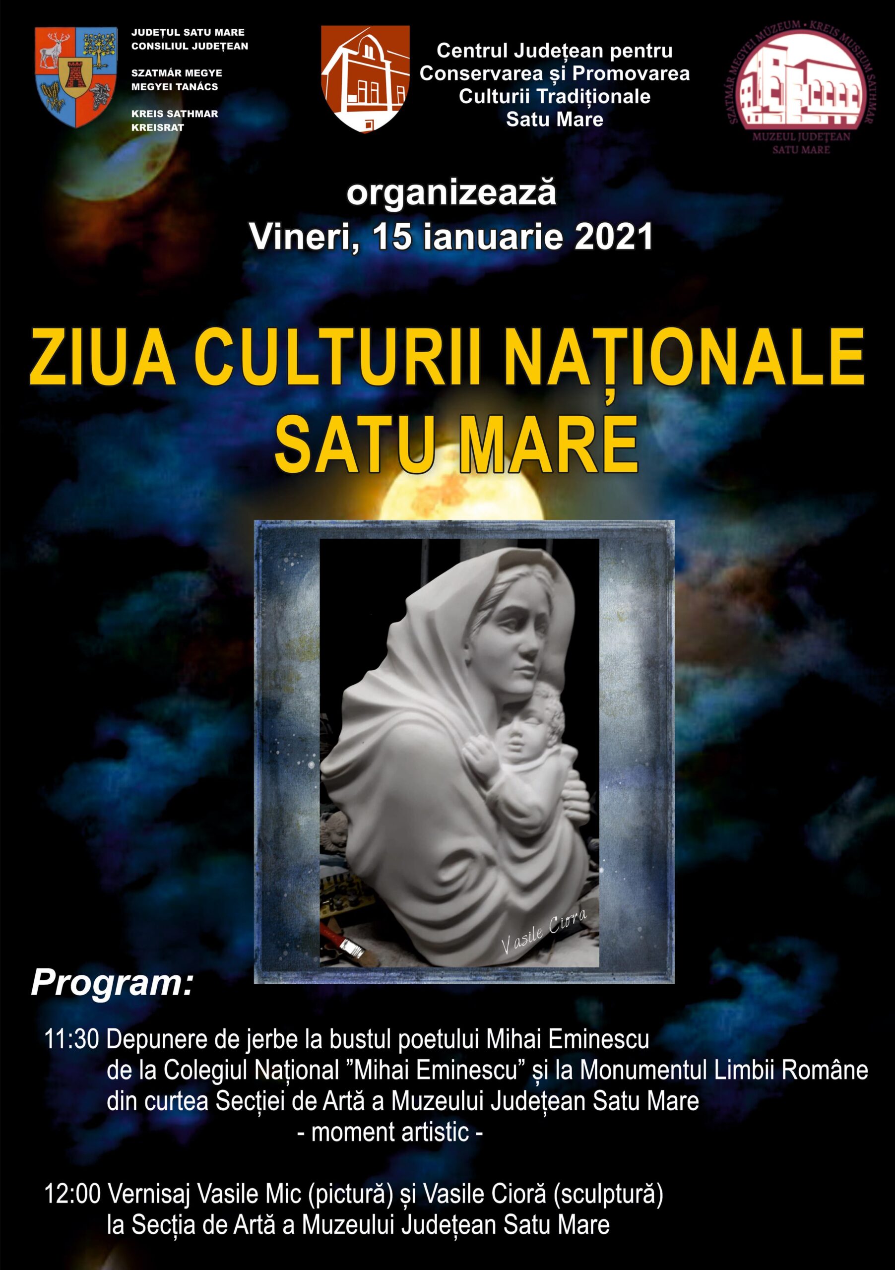 Manifestări culturale sub genericul “Ziua Culturii Naționale”