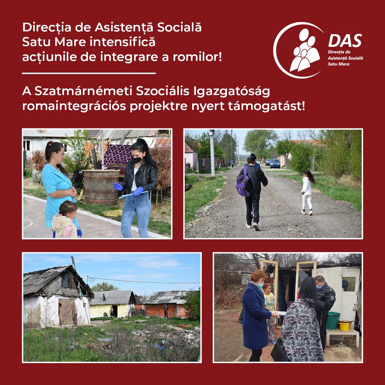 Programul ROMACT, implementat de Direcția de Asistență Socială Satu Mare