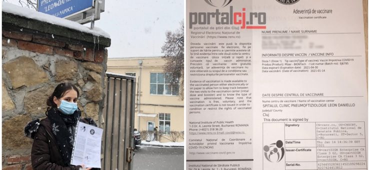 Studentă din Satu Mare îi încurajează pe oameni să se vaccineze