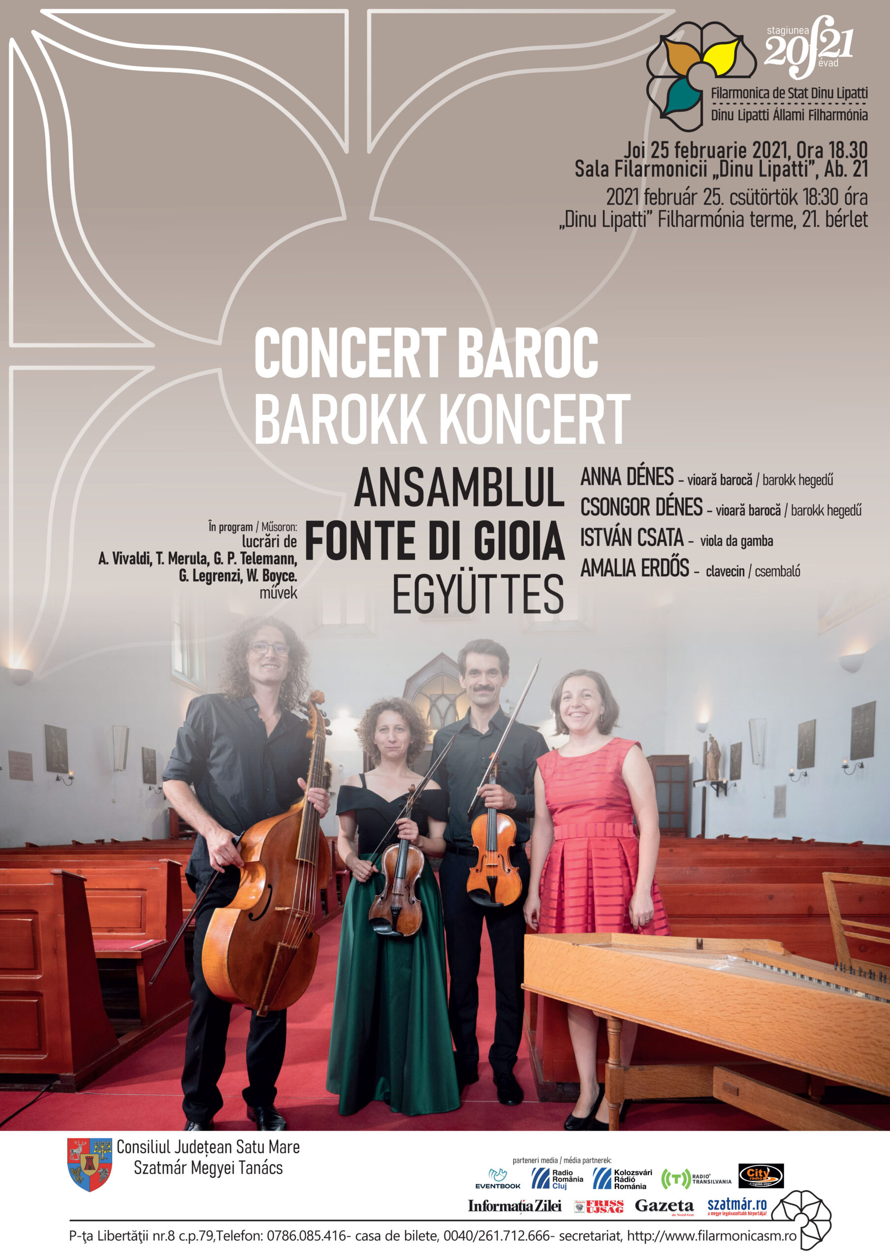 Concert Baroc la Filarmonicia Dinu Lipatti