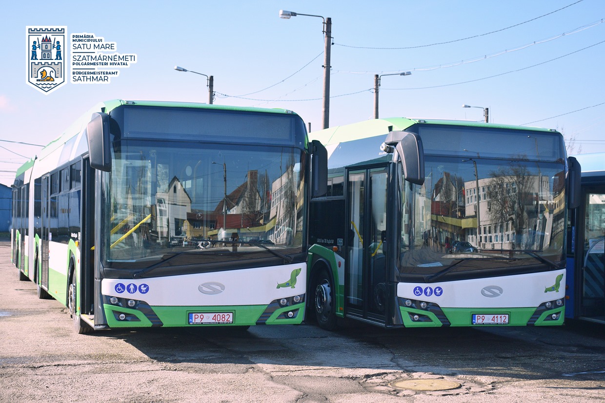 INVESTIȚIE. Autobuze noi la Satu Mare