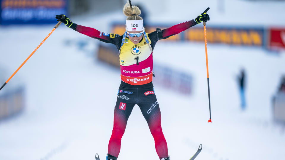 Tiril Eckhoff la al treilea titlu mondial din trei probe disputate la Cm de Biatlon din Slovenia (Pokljuka)