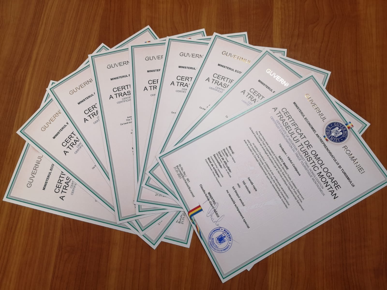 Nouă trasee turistice omologate în județul Satu Mare