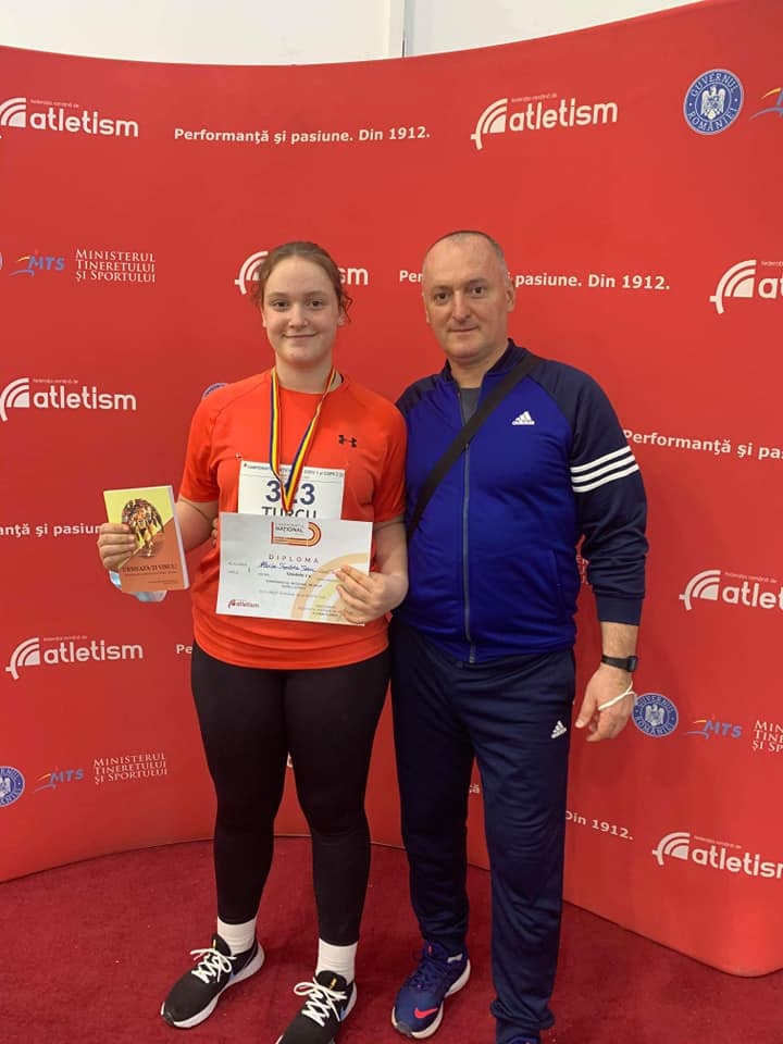 Alexia-Teodora Turcu, campioană națională la aruncarea greutății