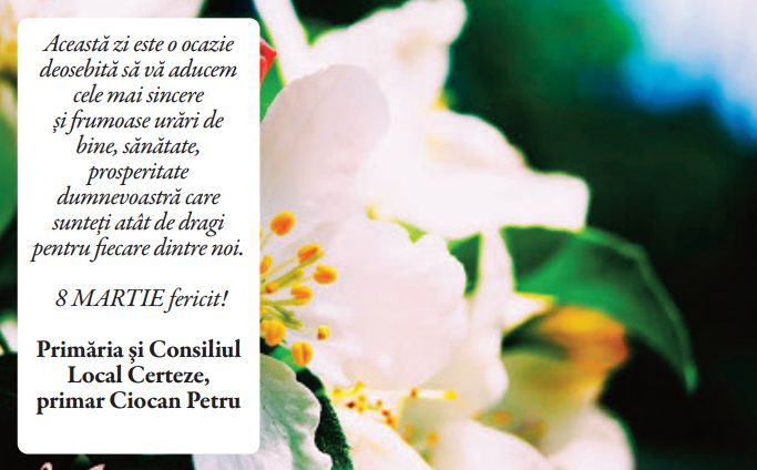 Felicitare “8 Martie” Certeze!