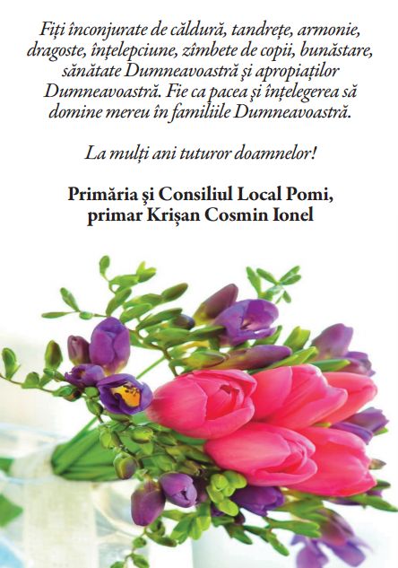 Felicitare “8 Martie” POMI