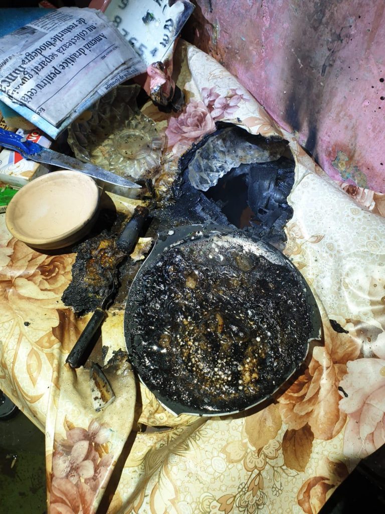 Incendiu la Satu Mare