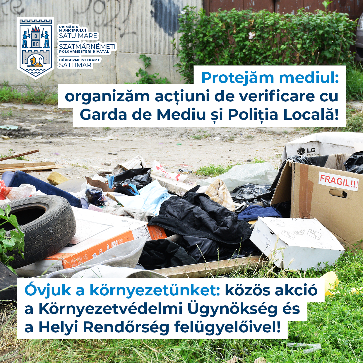 Acțiuni săptămânale în domeniul protecției mediului