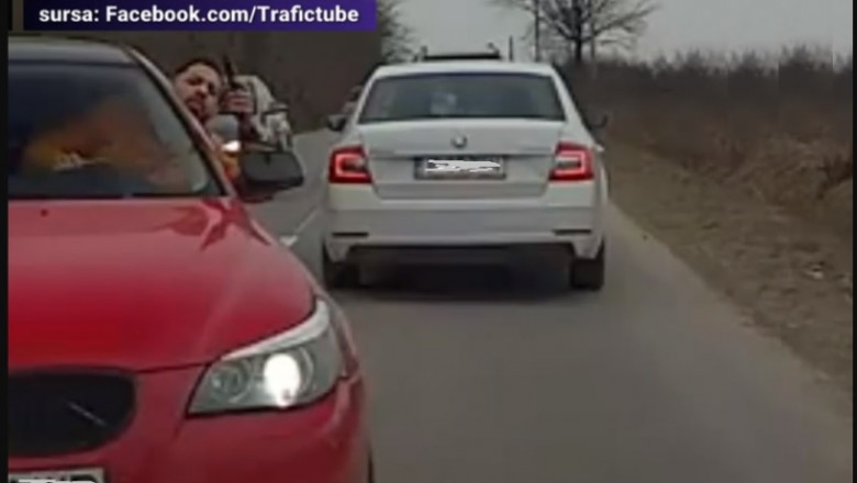 VIDEO. PISTOLAR în TRAFIC. SĂLTAT de polițiști și AUDIAT