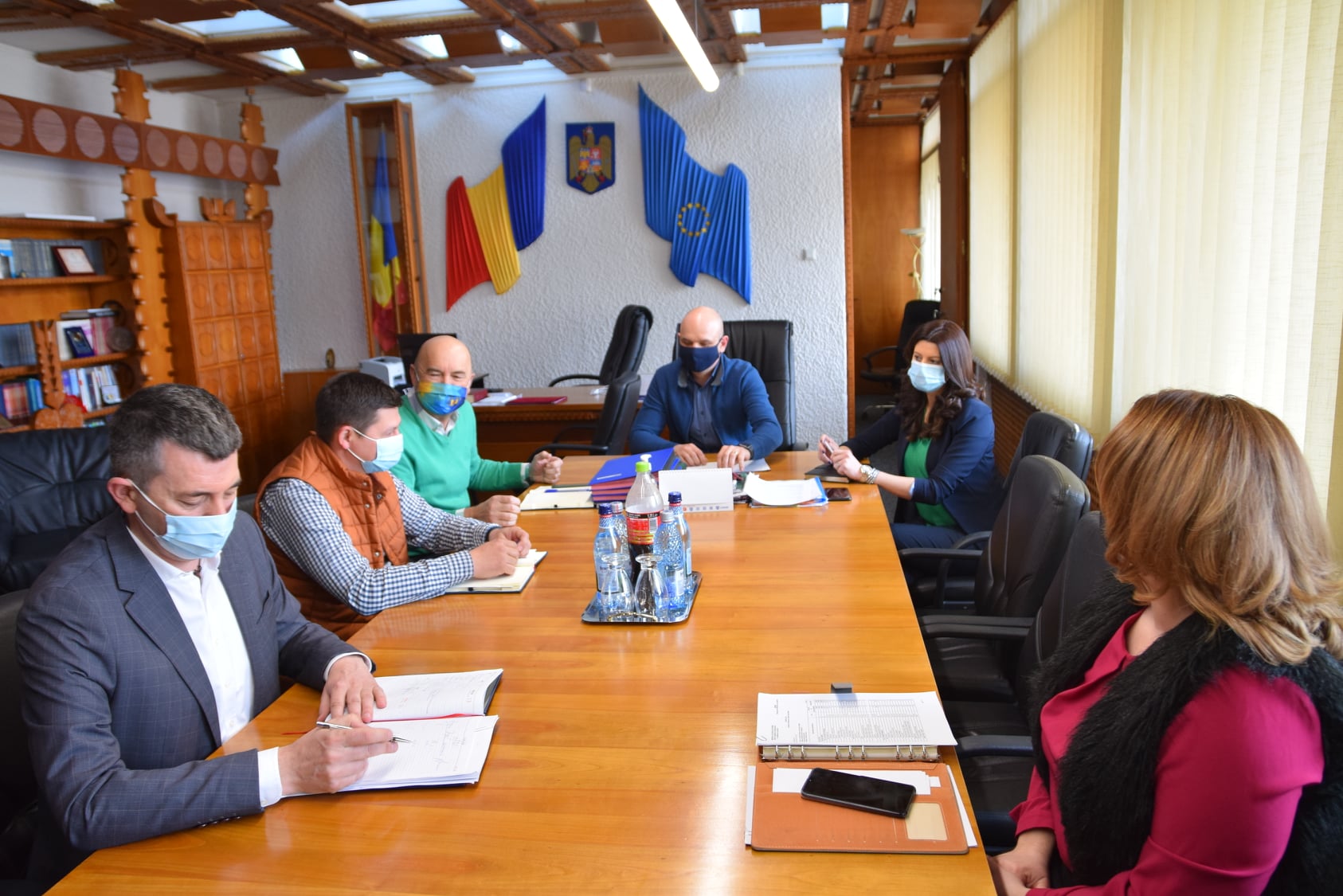 Sedința de lucru cu șefii compartimentelor din aparatul de lucru