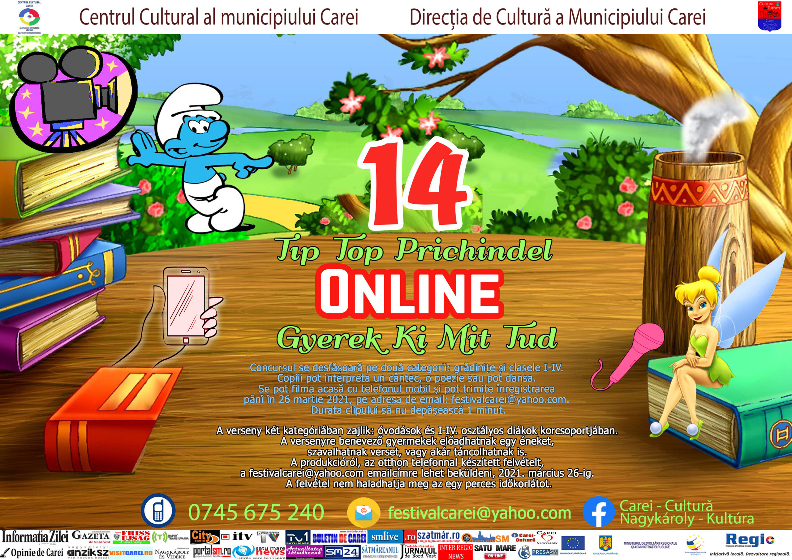 Concursul Tip Top Prichindel se va muta în mediul ONLINE, din cauza scenariului roșu