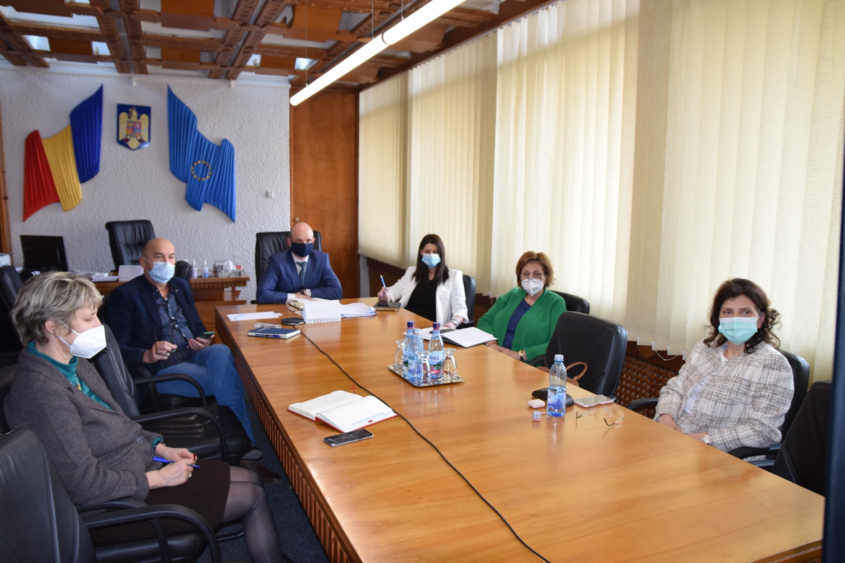 Videoconferință privind derularea campaniei de vaccinare la nivel național