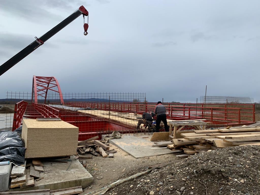 FOTOGALERIE. Vom avea un NOU POD peste Someş. LUCRĂRILE  au fost RELUATE