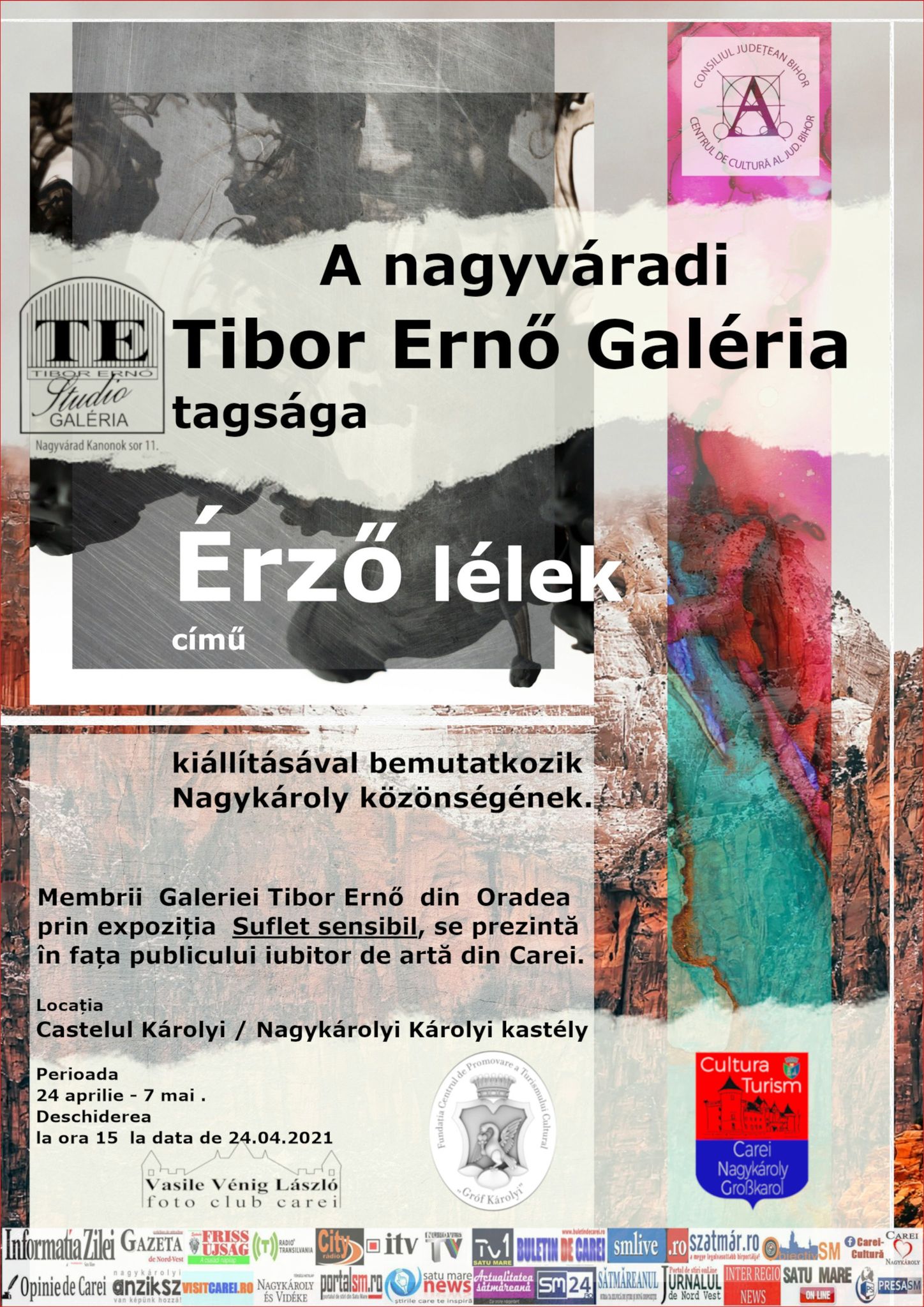 Vernisaj de arte plastice la Castelul Károlyi