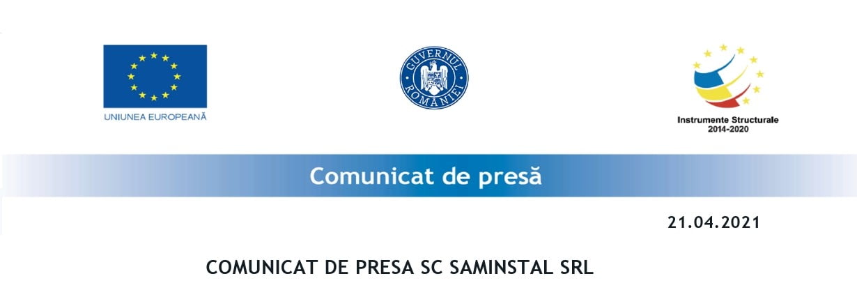 Comunicat de presă SC SAMINSTAL SRL
