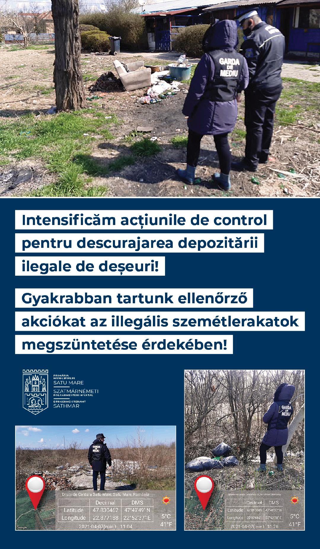 MĂSURI PENTRU DESCURAJAREA DEPOZITĂRII ILEGALE DE DEȘEURI