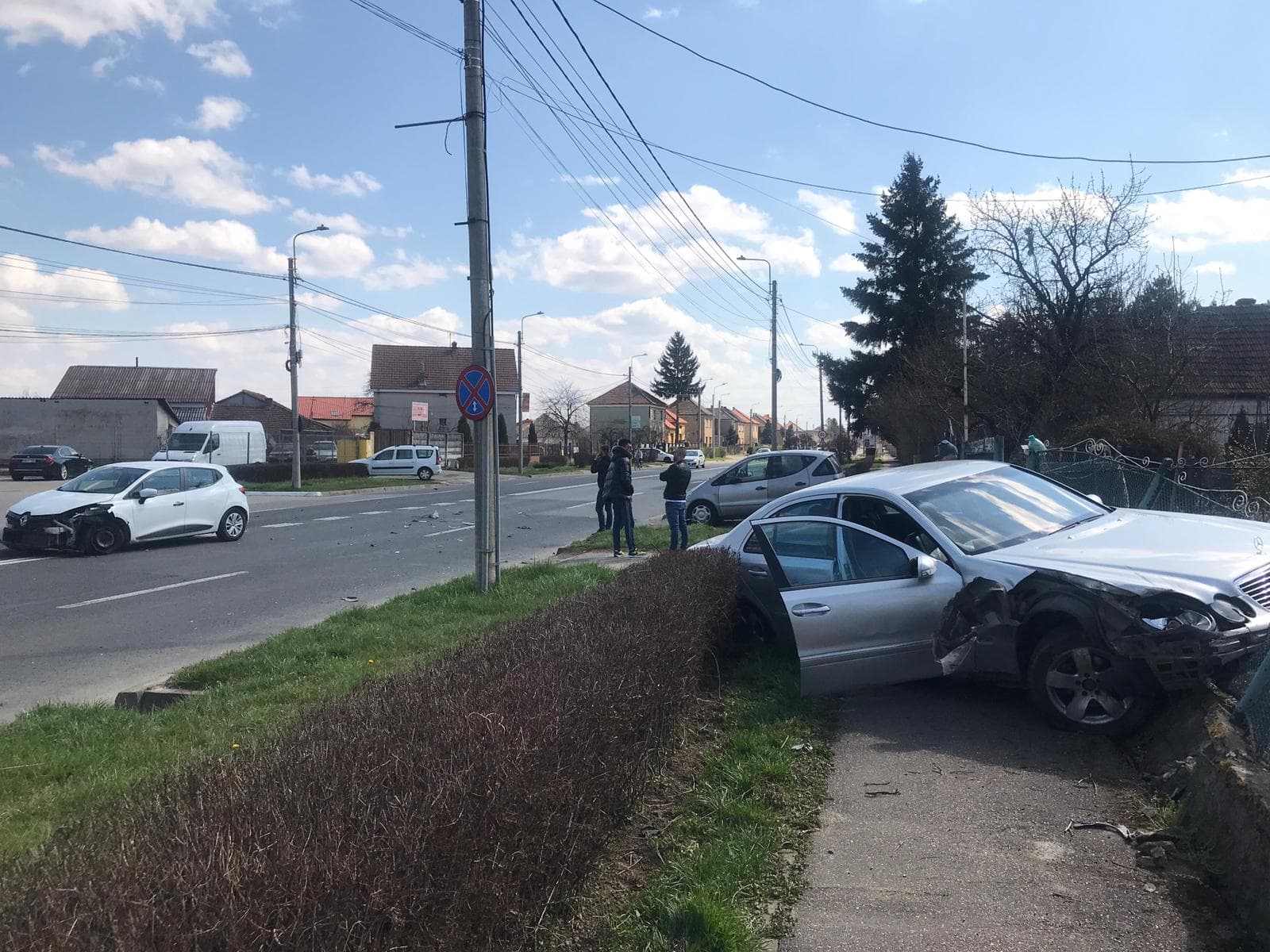 FOTOGALERIE. ACCIDENT cu SCANDAL la Satu Mare