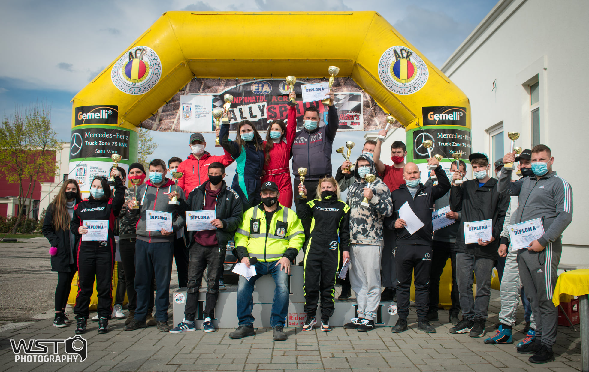 Start lansat în Poligonul ACR Satu Mare ! A început ediția 2021 a Campionatului Național de rally sprint!