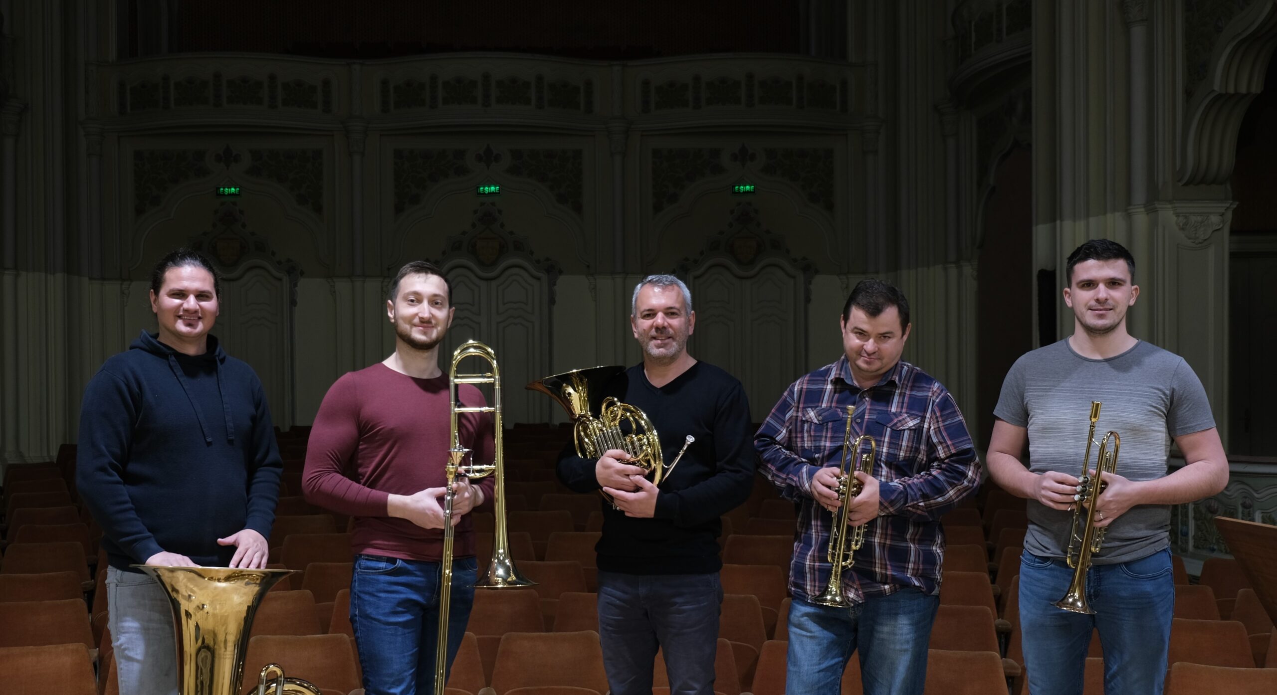 Cvintetul Brass concertează în servicii sociale ale DGASPC-ului