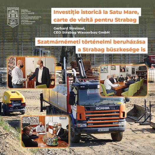 CONSTRUCȚIE. Profesionalismul echipei Strabag, apreciat la Satu Mare