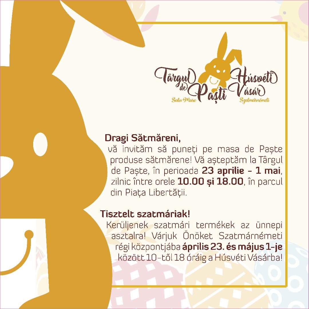 Târgul de Paște revine în Parcul Central!