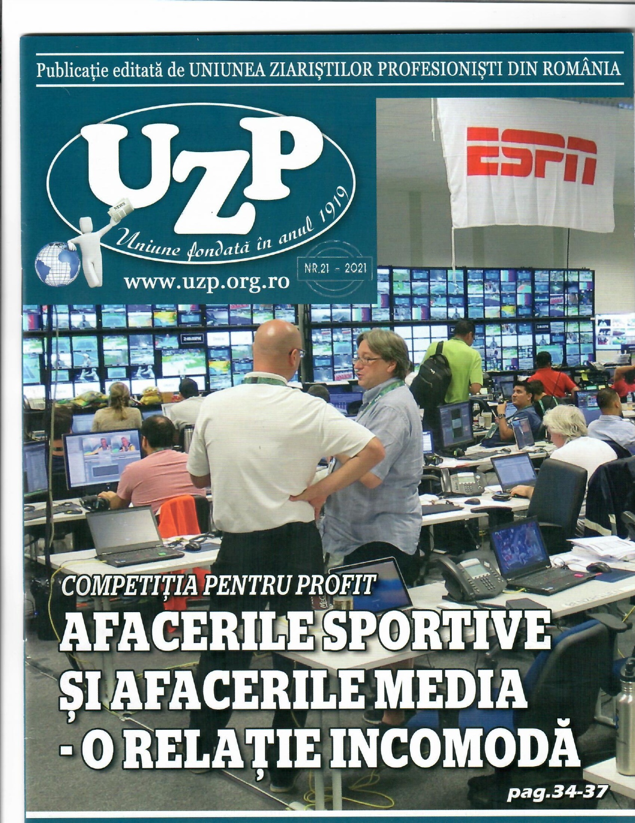 A apărut noul număr al Revistei Uniunii Ziariștilor Profesioniști (UZPR) din România