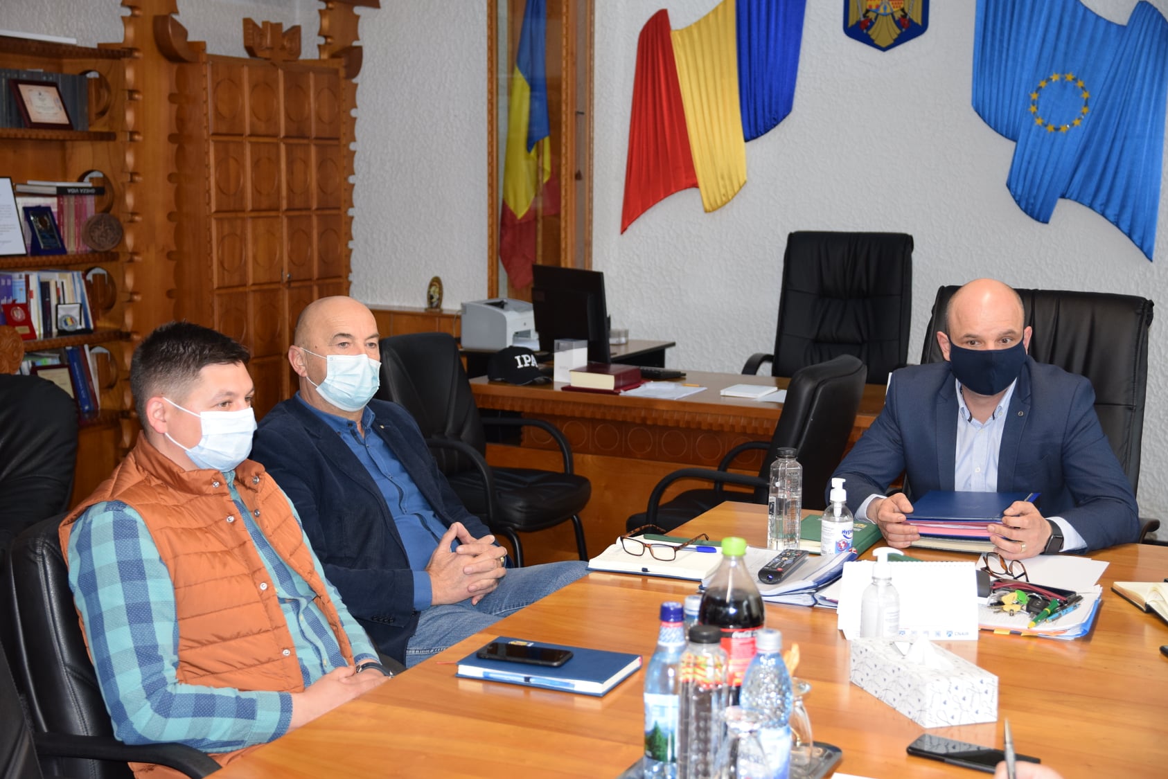 Sedință săptămânală  la Prefectură