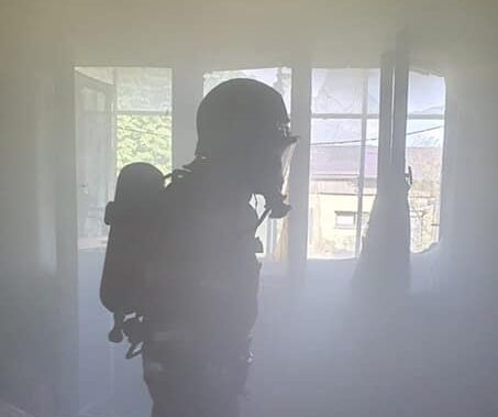 Apartament din Satu Mare în flăcări