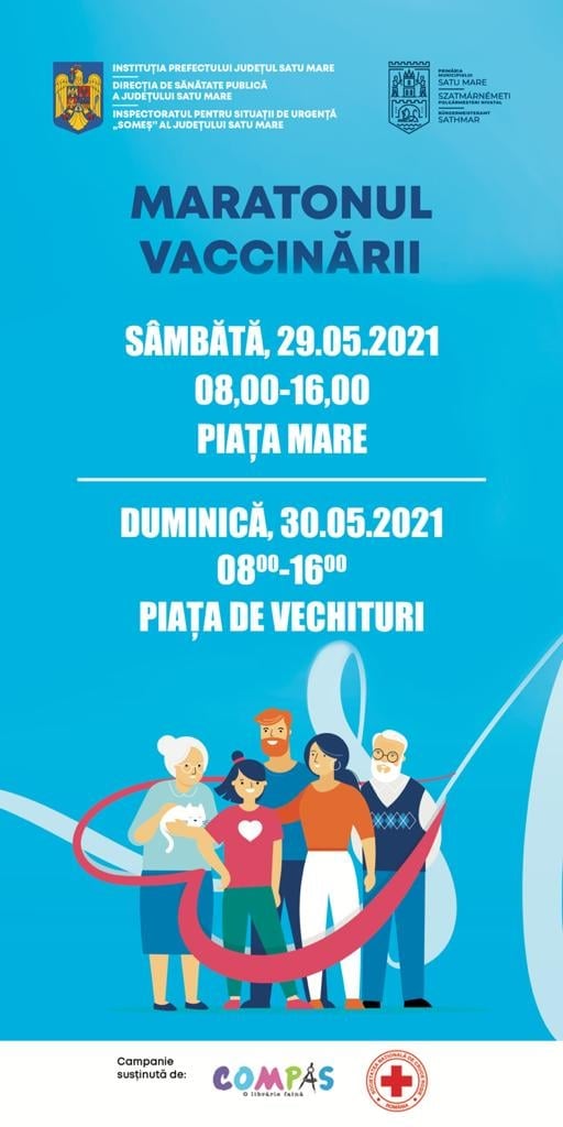 Maratonul Vaccinării în Piața Mare și în Piața de Vechituri