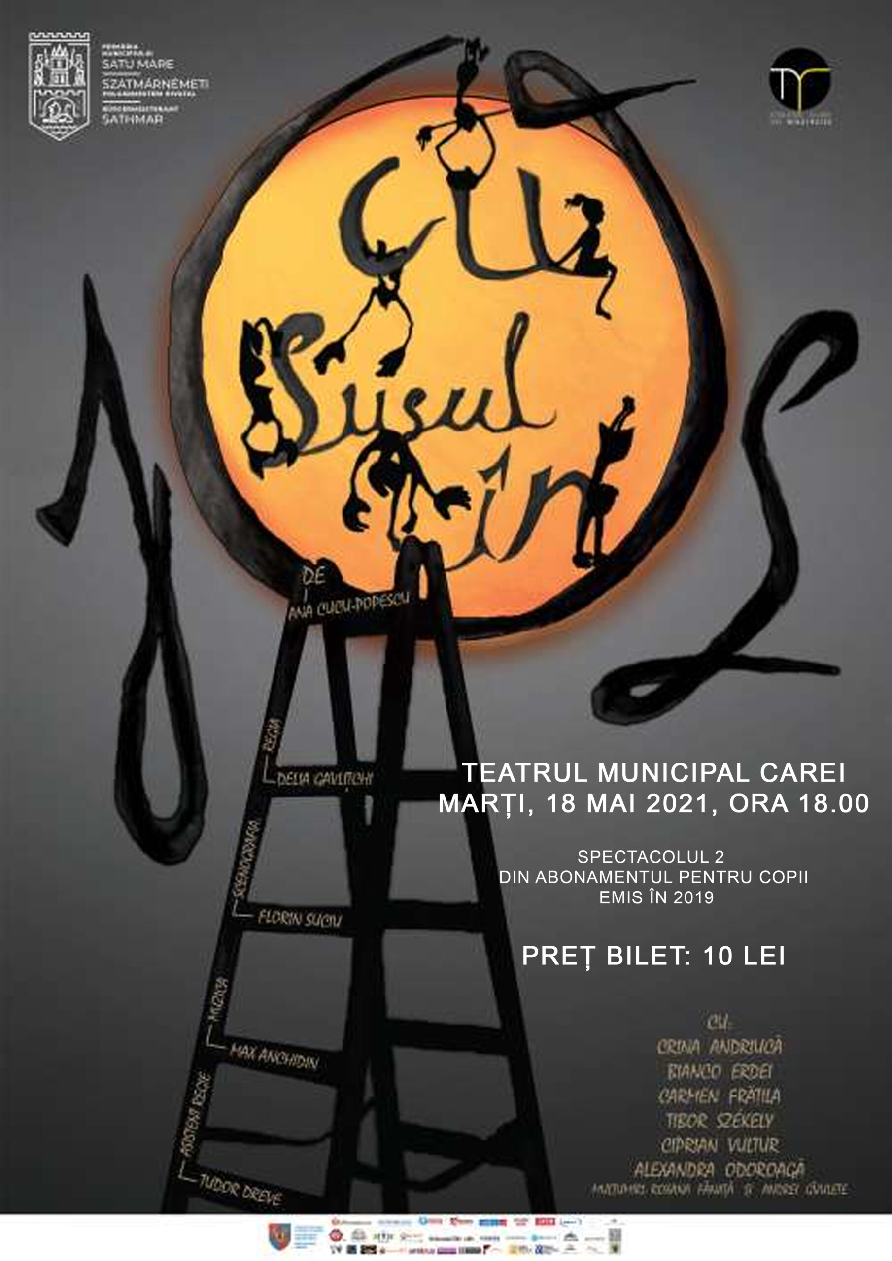 Spectacol pentru copii, în Carei